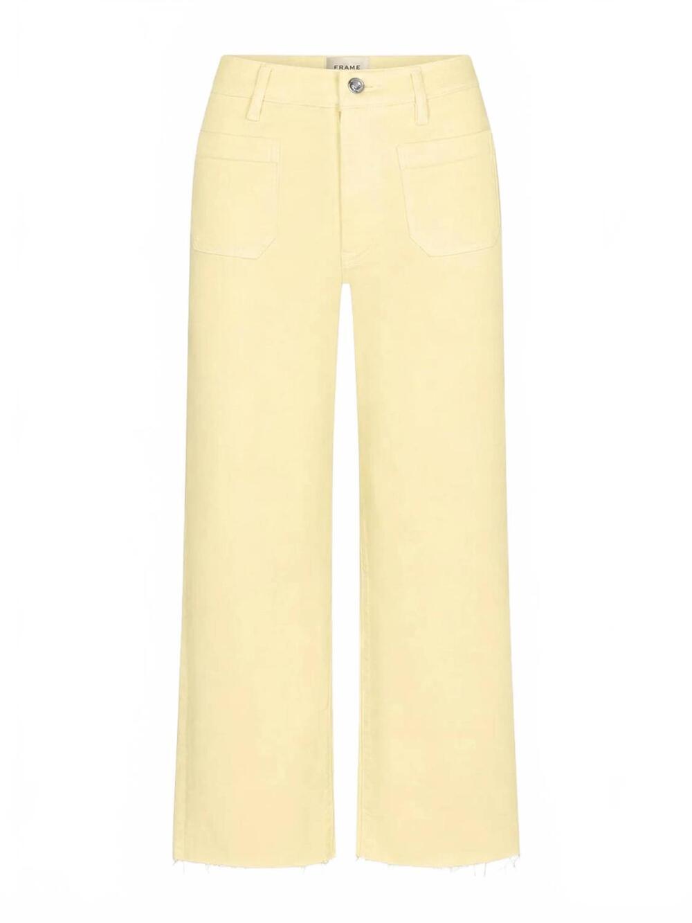 NEW FRAME women's anchor pants in lemon